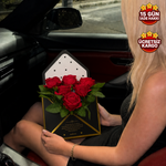 Zarflı Gül Kutusu Romantik Hediye