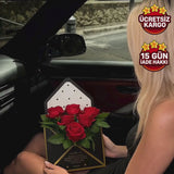 Zarflı Gül Kutusu Romantik Hediye